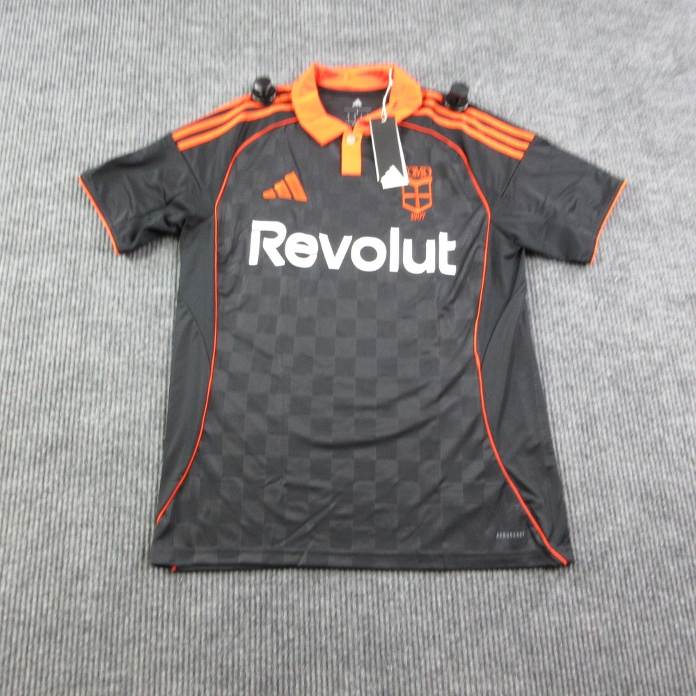 Neuberger Berman Shirt Mens L Black Polo Adidas Jersey 2025/26 Revolut Crest NWT